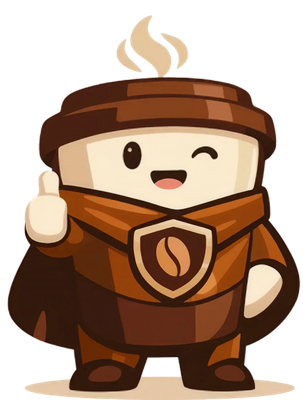 JustCoffee mascot